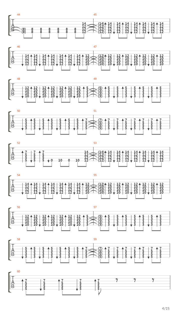 Fabricator吉他谱