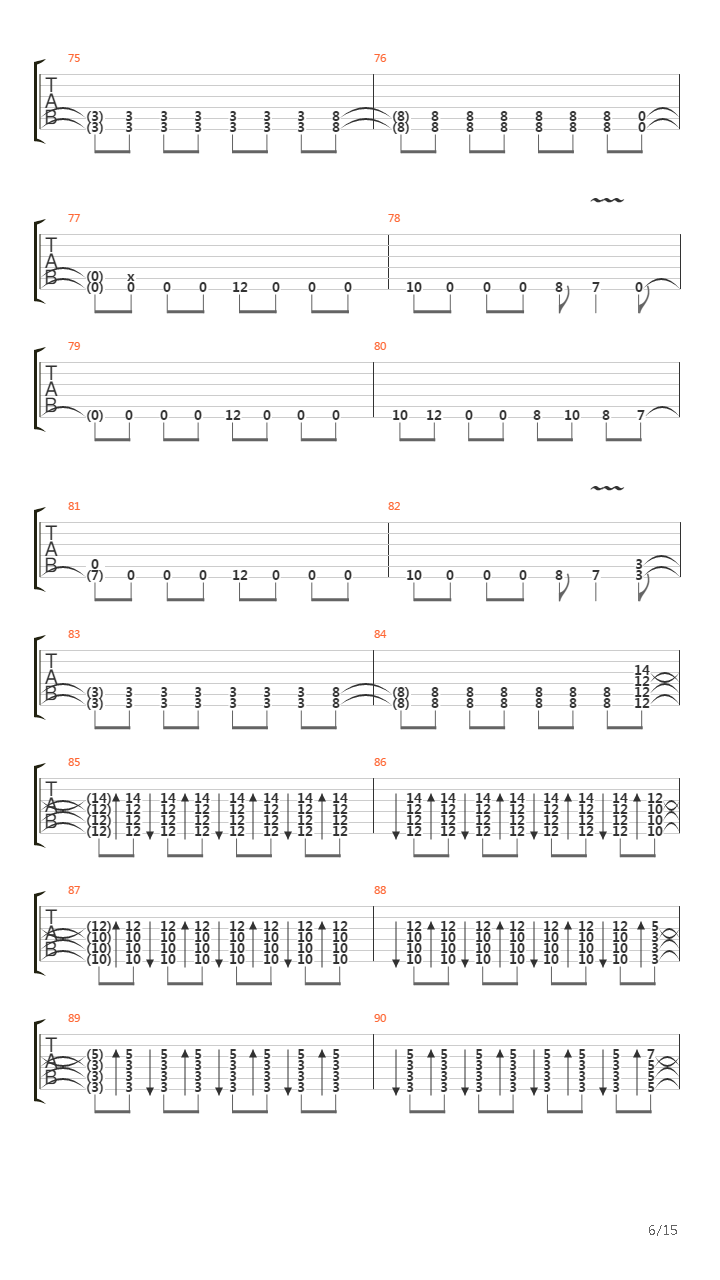 Fabricator吉他谱