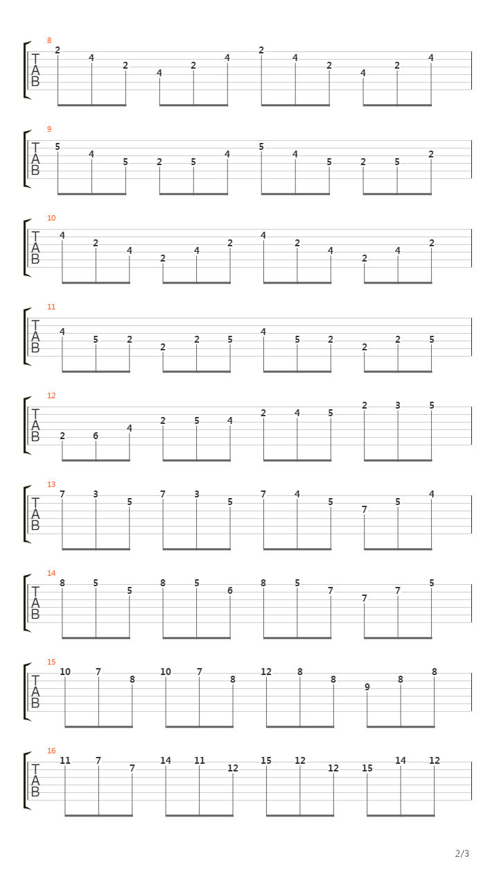 Lesson Guitar - Steve Morse - Alternate Picking Exercises吉他谱