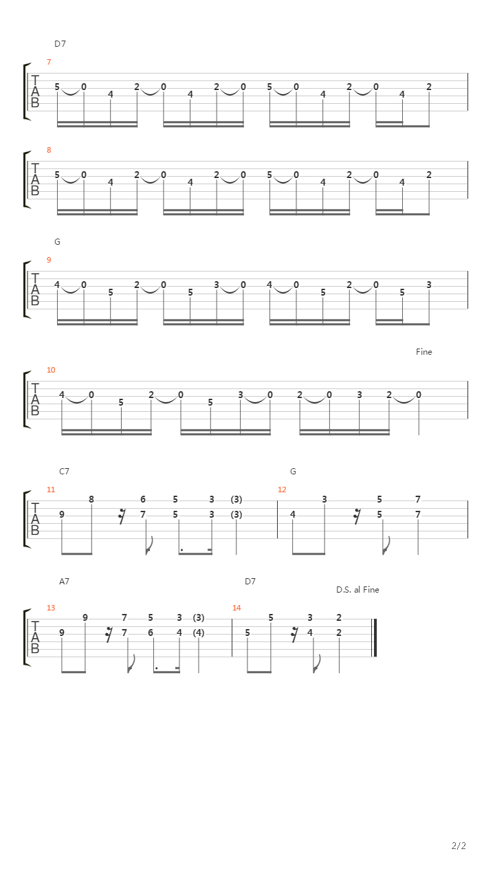 Lesson Guitar - Thomas Berglund - Swinging Cowboy吉他谱