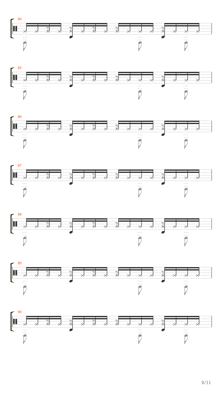 Fade Away吉他谱
