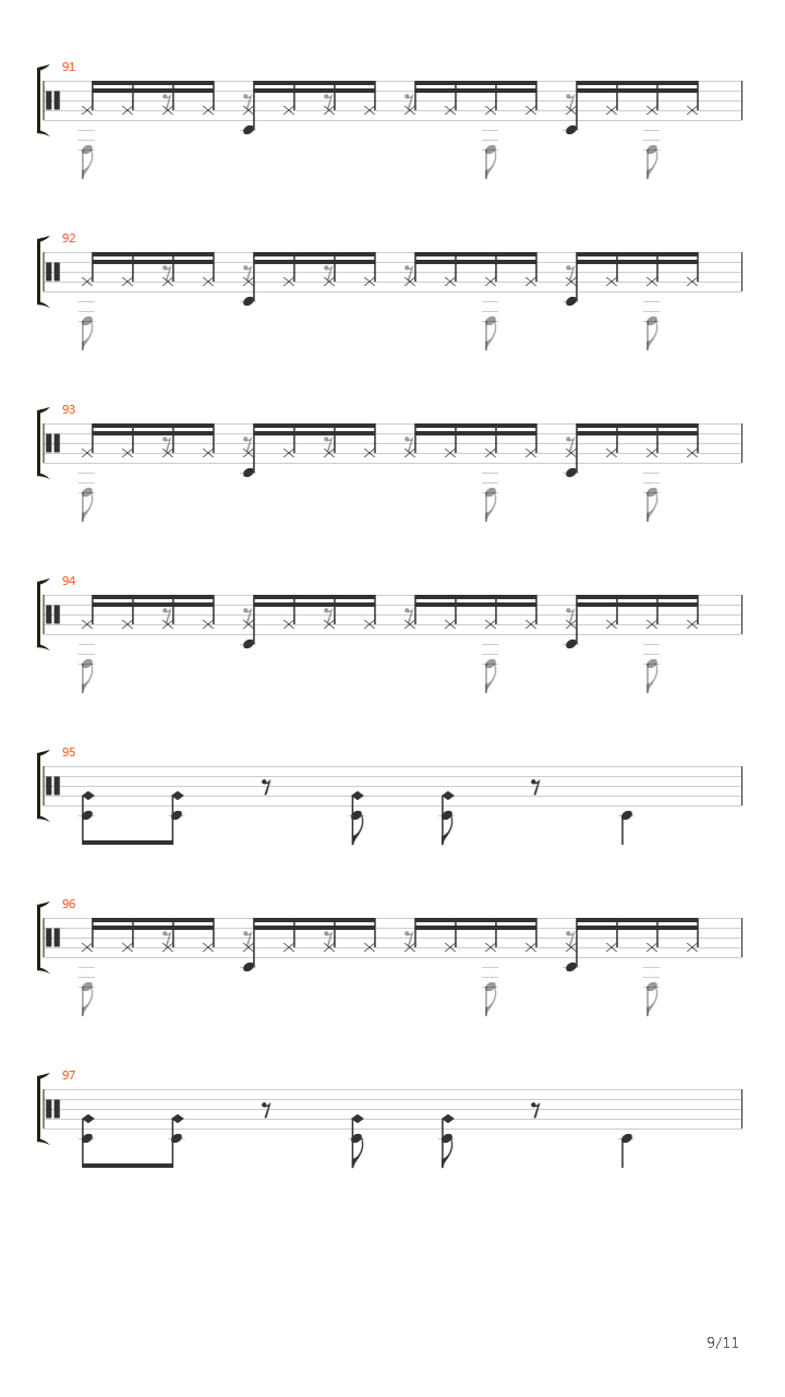 Fade Away吉他谱