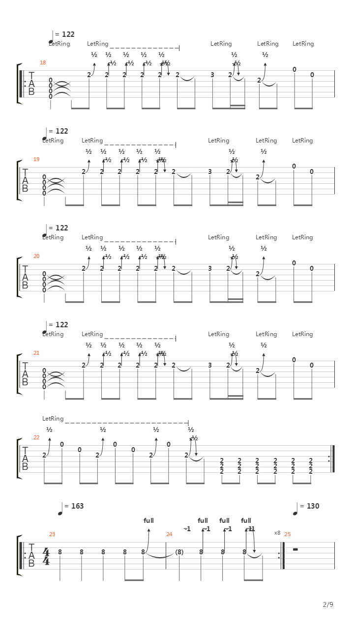 Nothin Song吉他谱