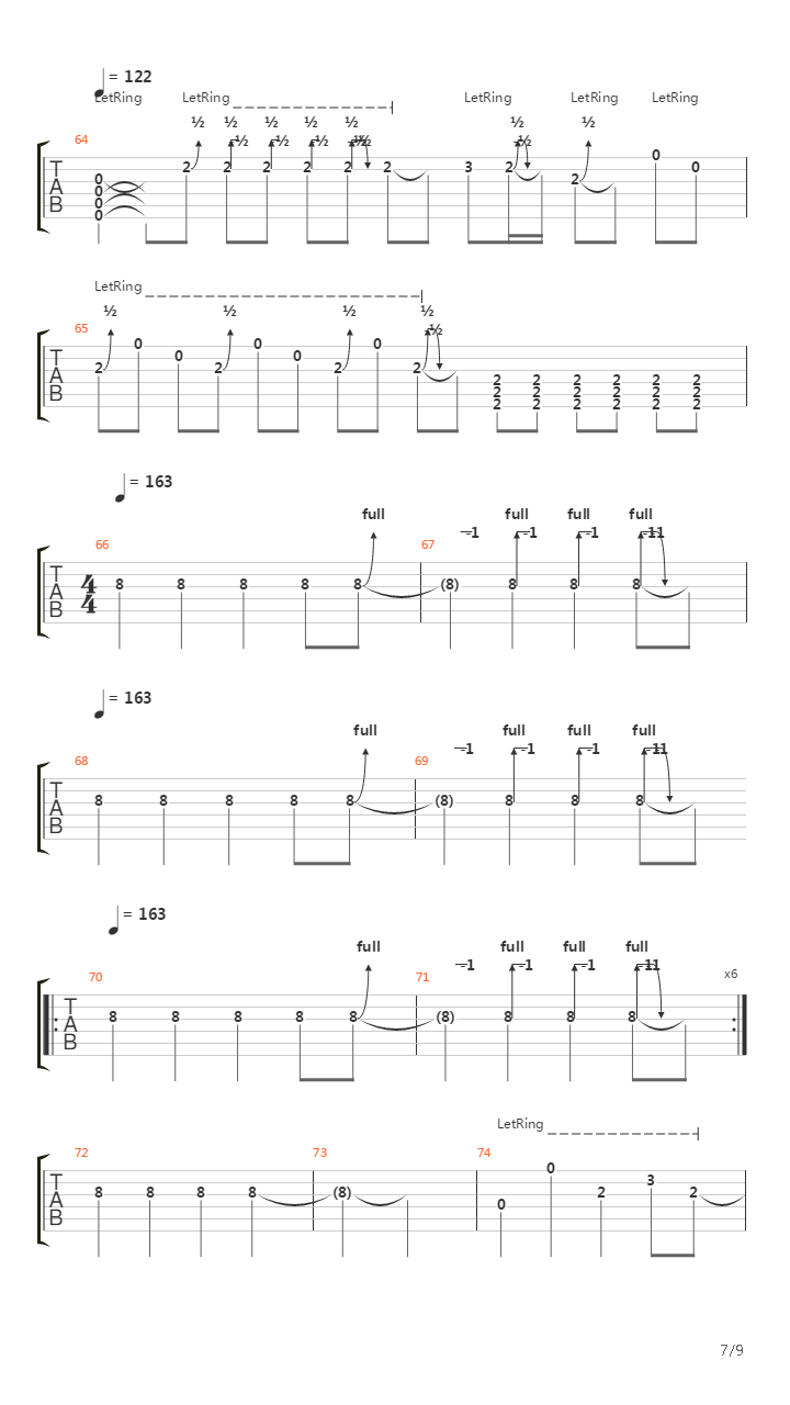 Nothin Song吉他谱