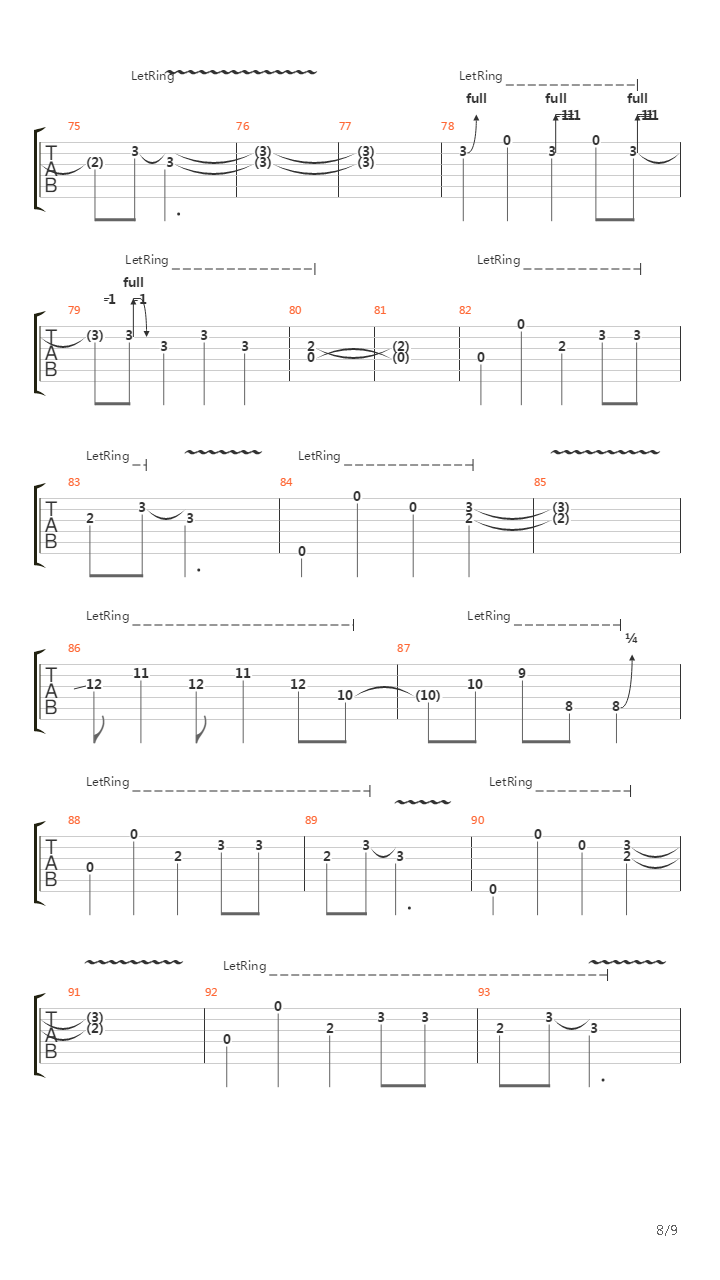 Nothin Song吉他谱