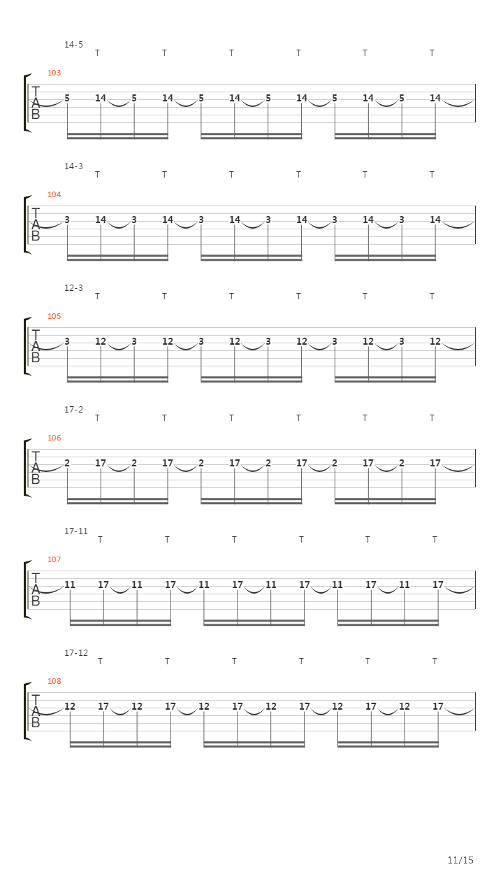 Concerto For 2 Violins In A Minor 3Rd Movement吉他谱