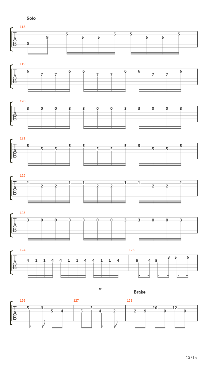 Concerto For 2 Violins In A Minor 3Rd Movement吉他谱