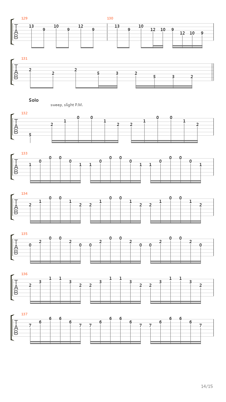 Concerto For 2 Violins In A Minor 3Rd Movement吉他谱