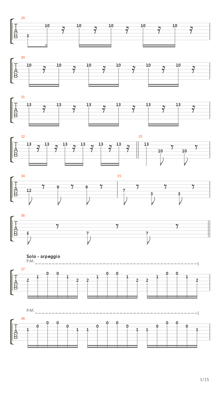 Concerto For 2 Violins In A Minor 3Rd Movement吉他谱