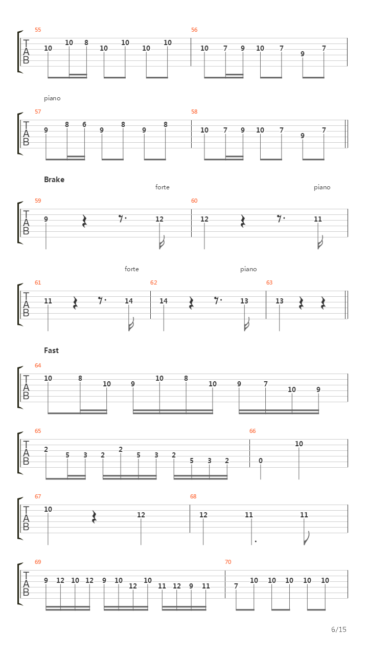 Concerto For 2 Violins In A Minor 3Rd Movement吉他谱