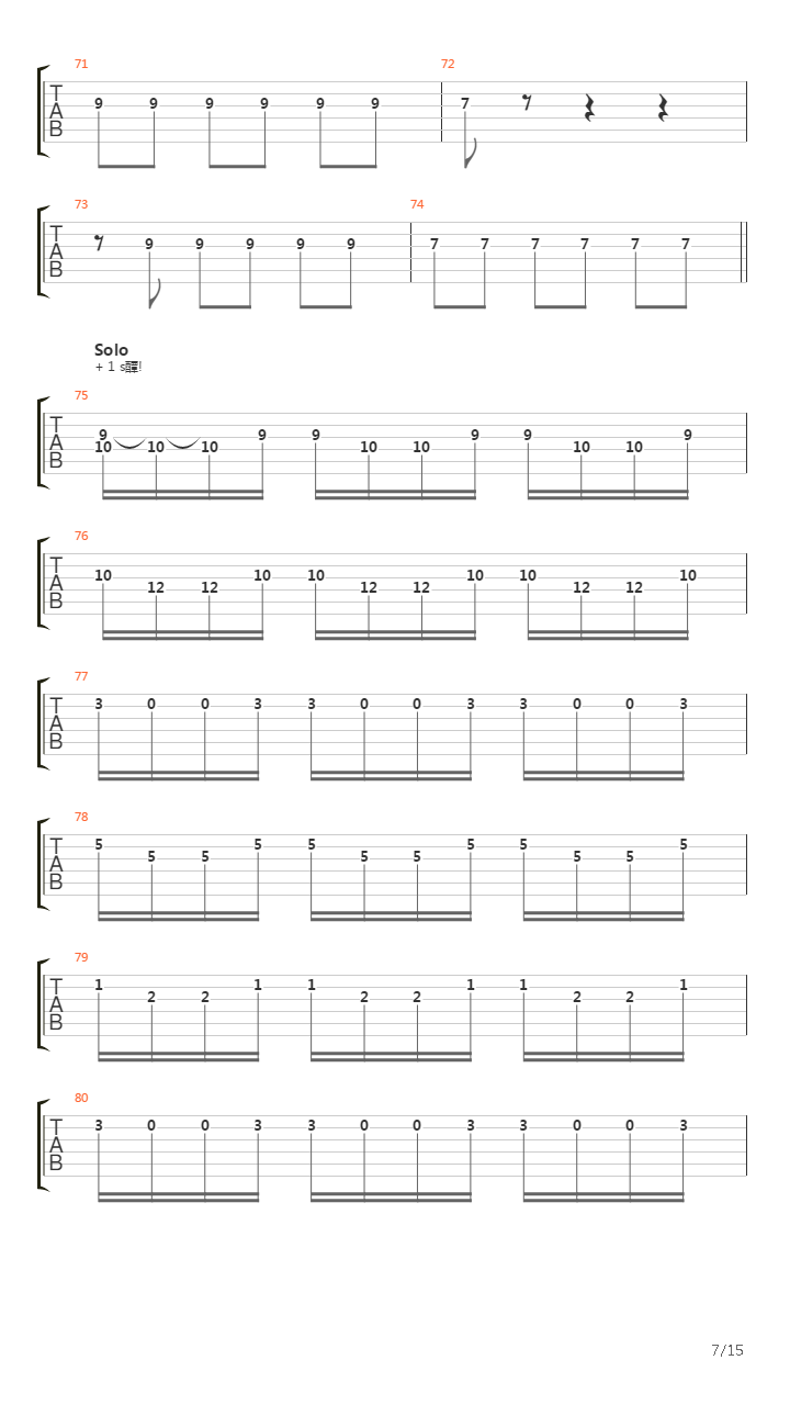 Concerto For 2 Violins In A Minor 3Rd Movement吉他谱