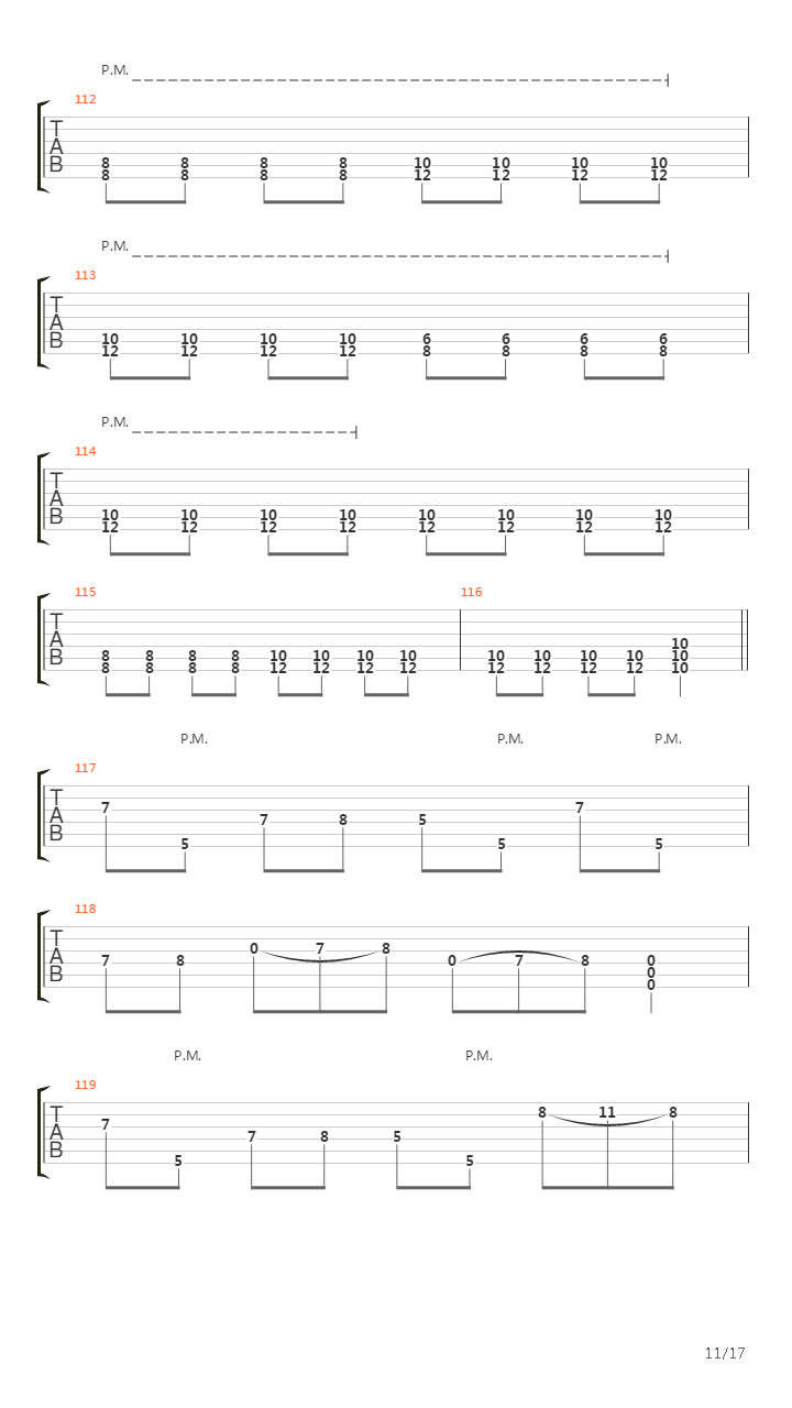 The Wake吉他谱