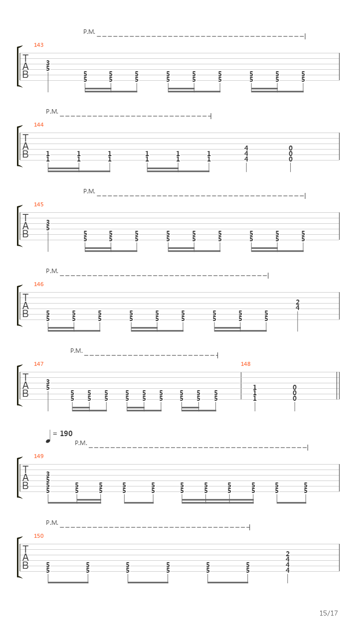 The Wake吉他谱