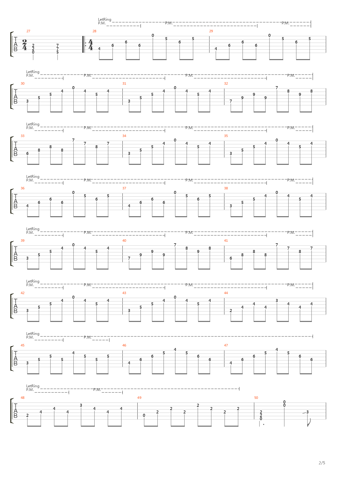 The Line Between吉他谱