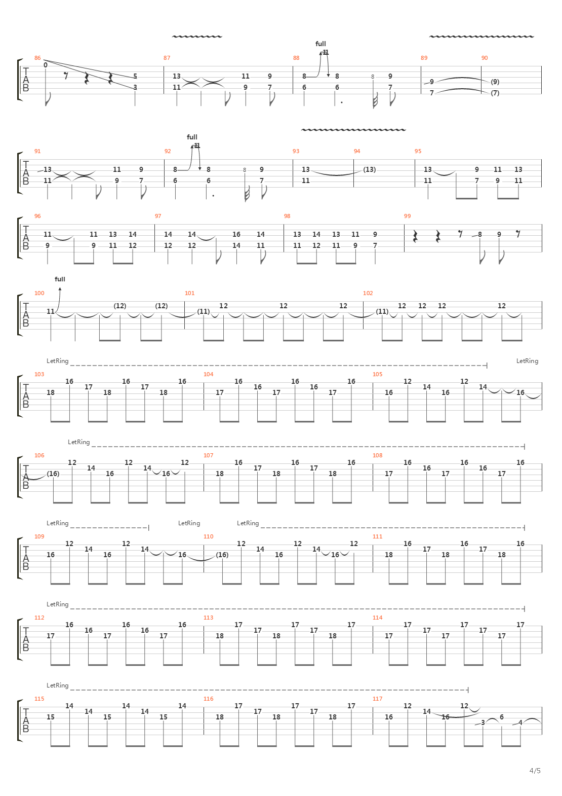 The Line Between吉他谱