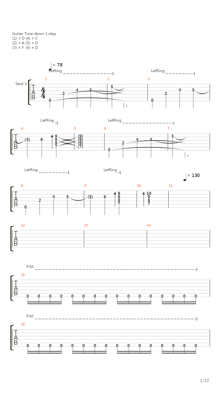 The Line Between吉他谱