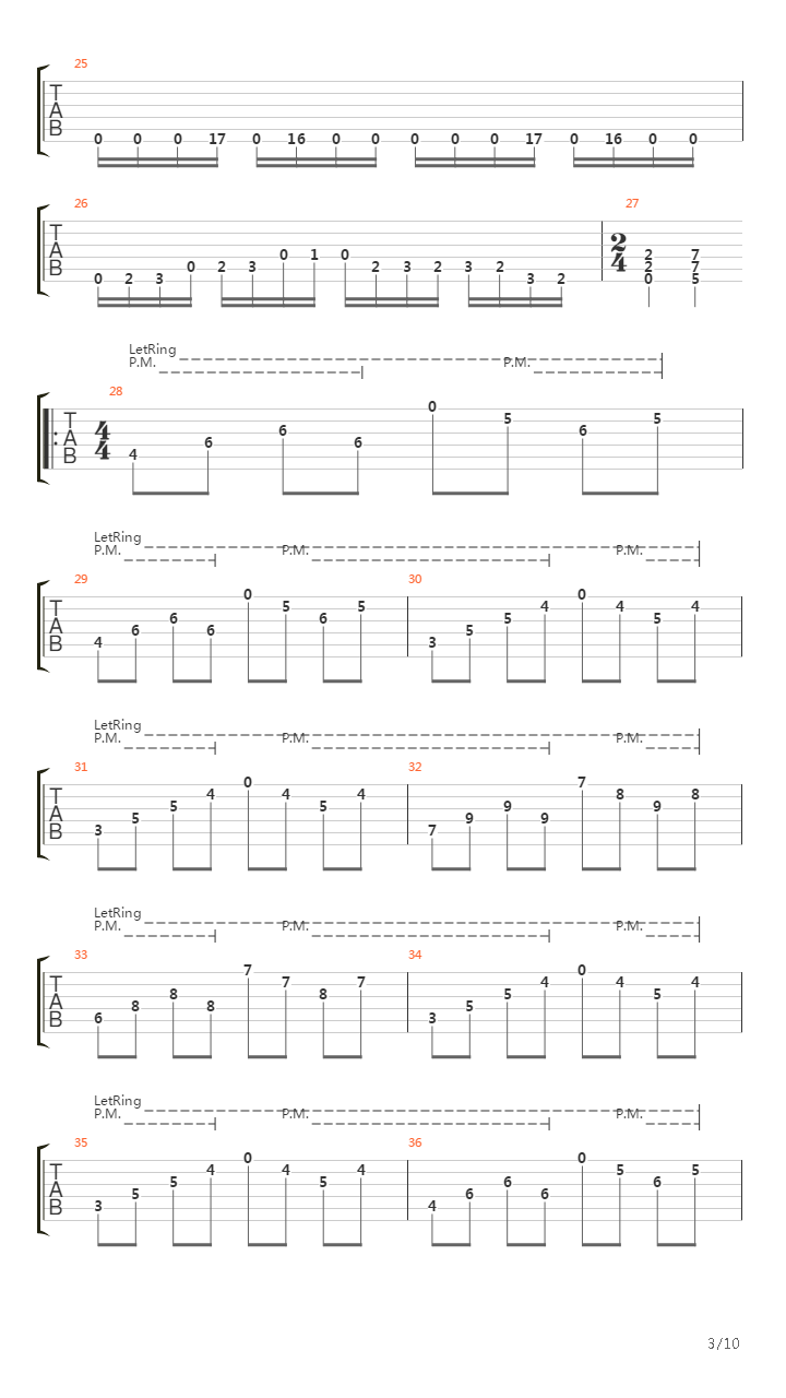 The Line Between吉他谱