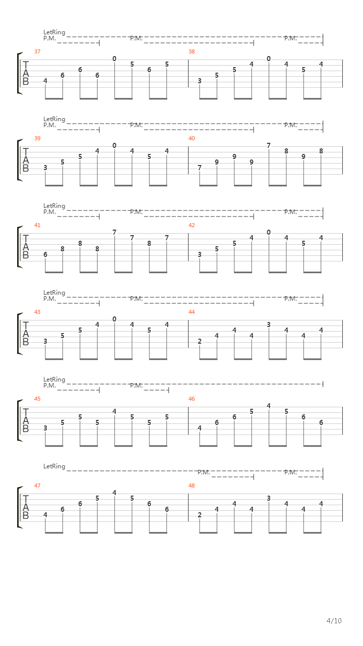 The Line Between吉他谱