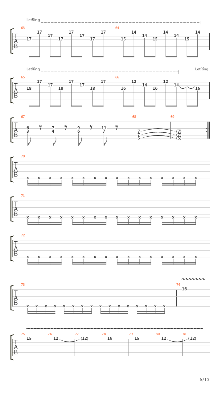 The Line Between吉他谱