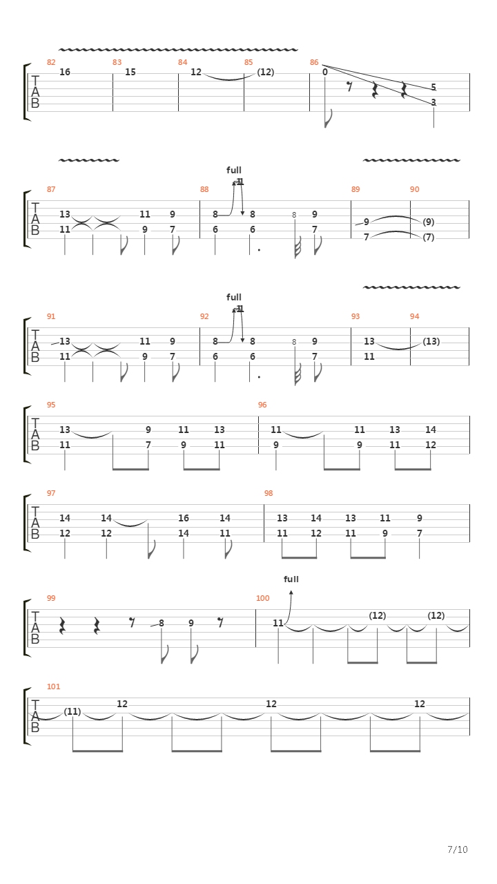 The Line Between吉他谱