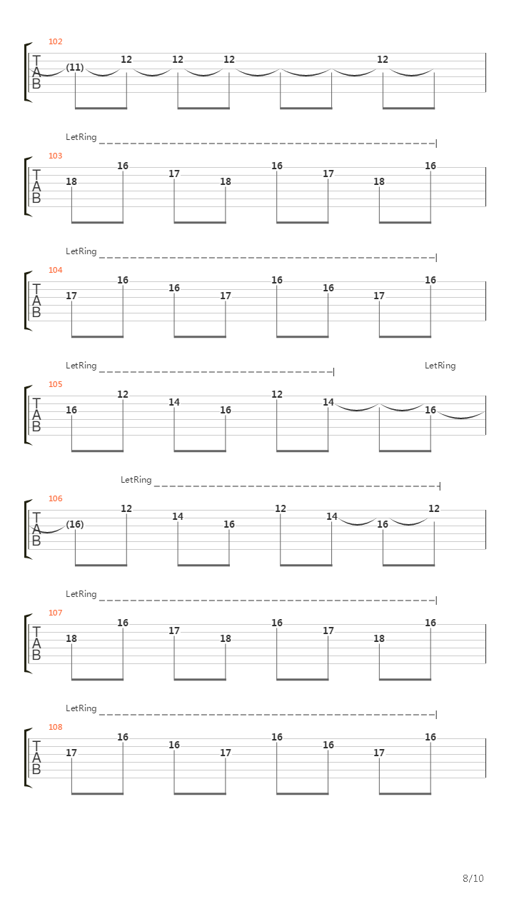 The Line Between吉他谱