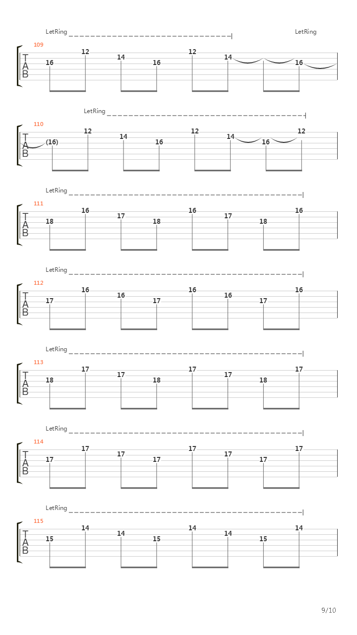 The Line Between吉他谱