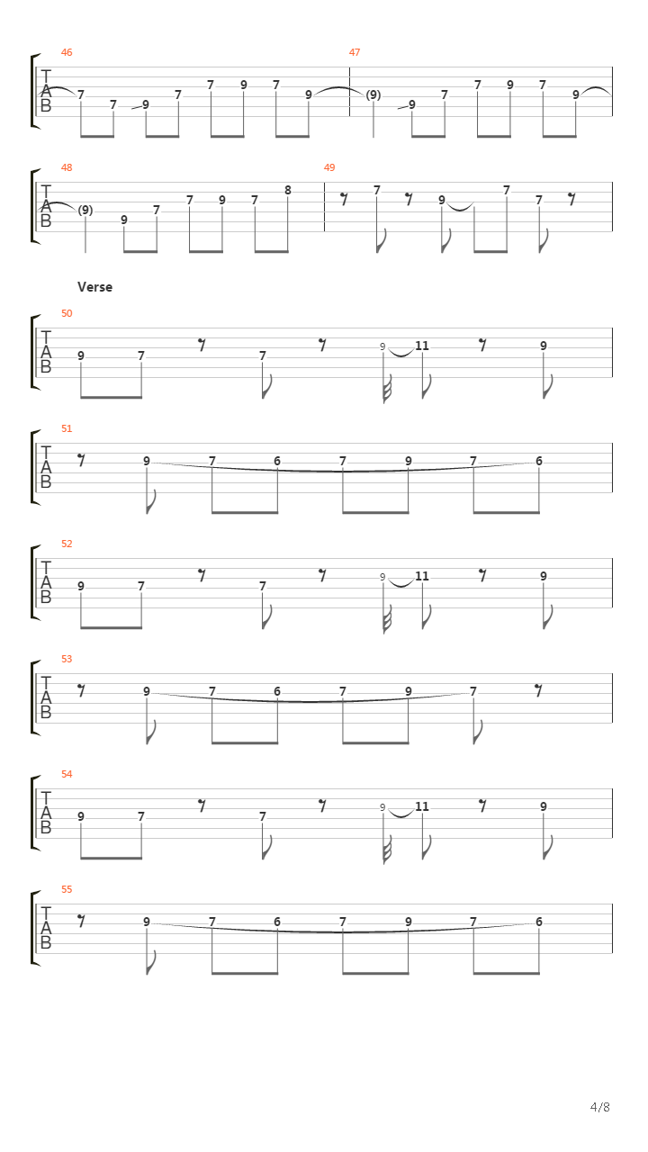 Crossing The Frame吉他谱