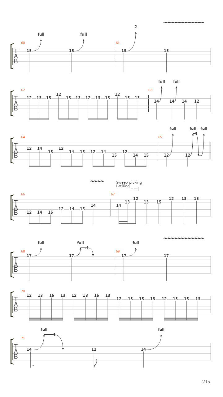 Coma吉他谱