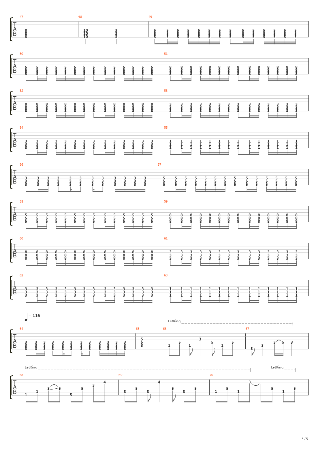 Departure吉他谱