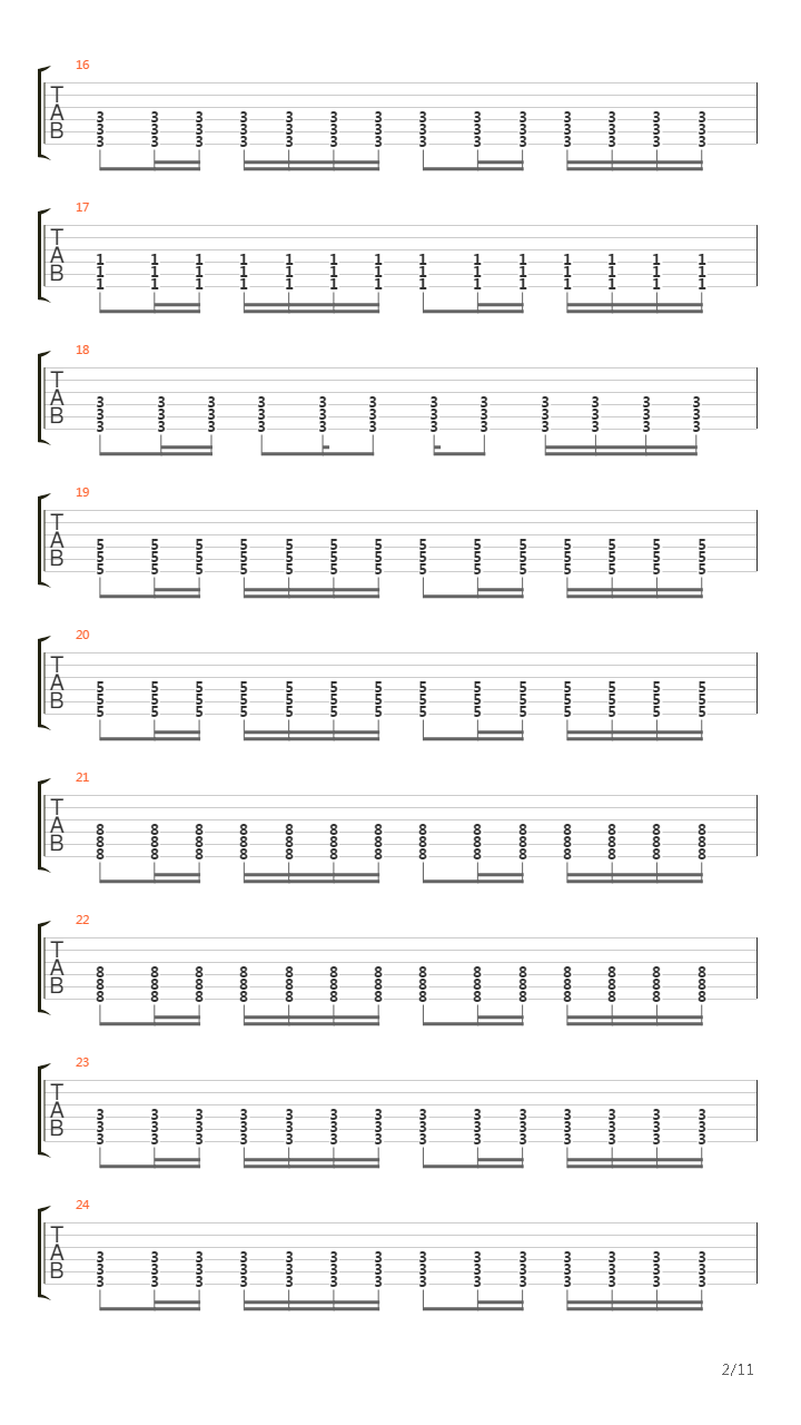 Departure吉他谱