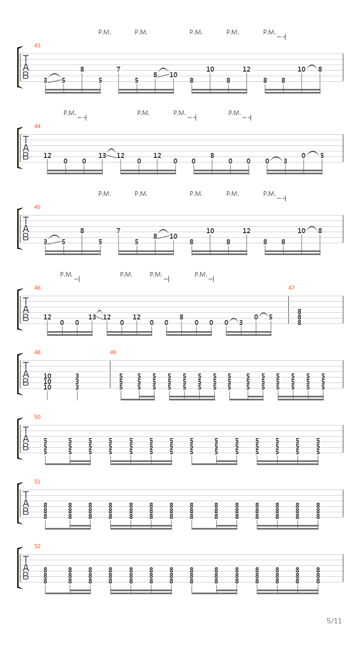 Departure吉他谱