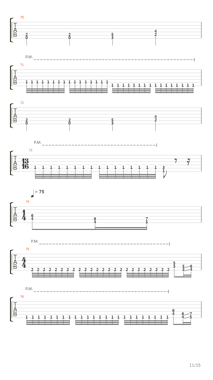 Forgotten Past吉他谱