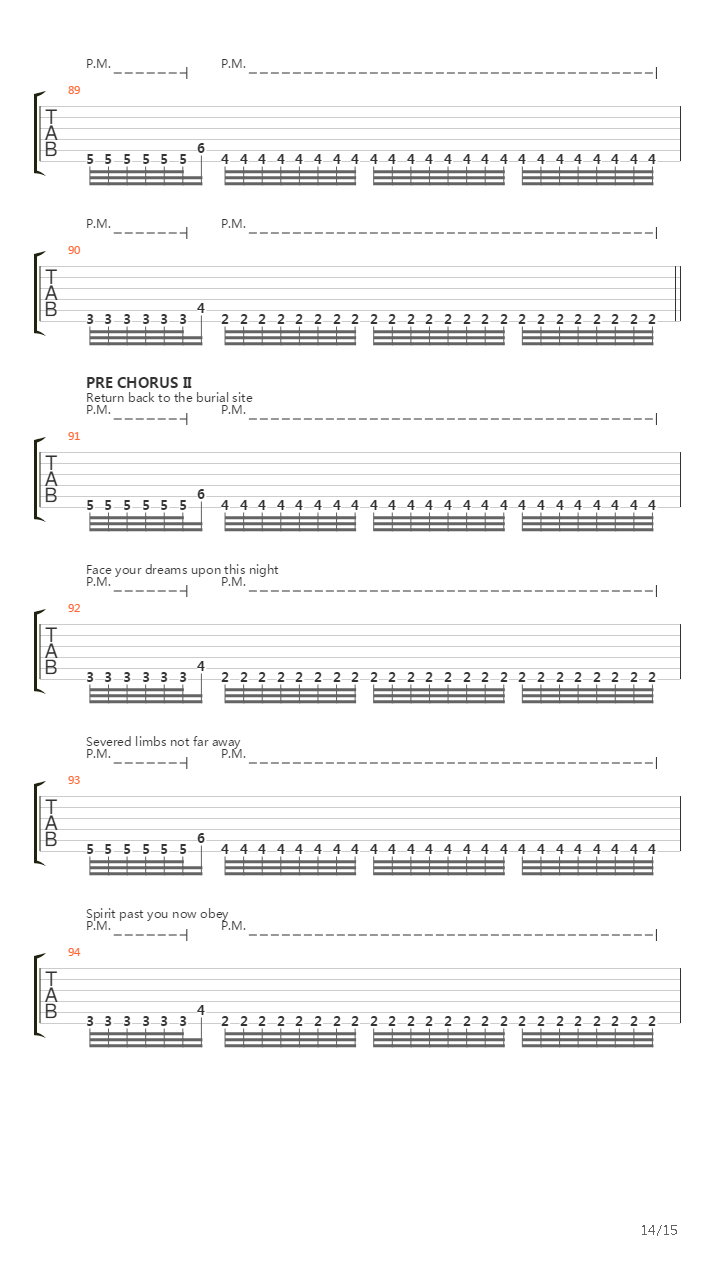 Forgotten Past吉他谱