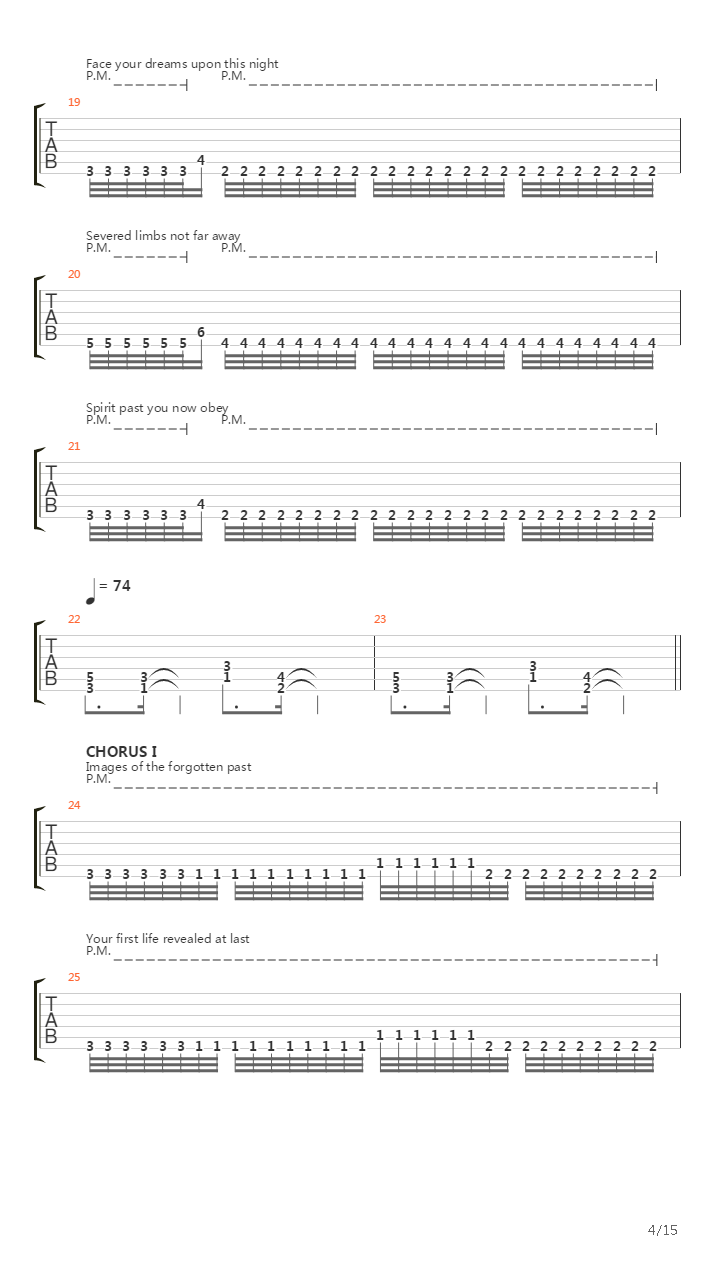 Forgotten Past吉他谱