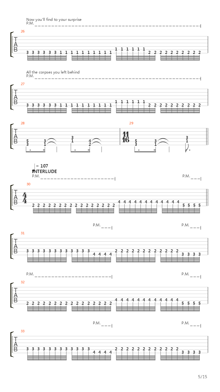 Forgotten Past吉他谱