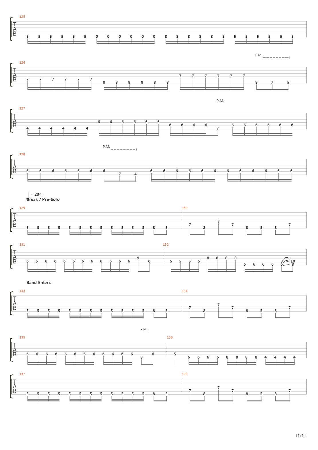 Nine Steps吉他谱