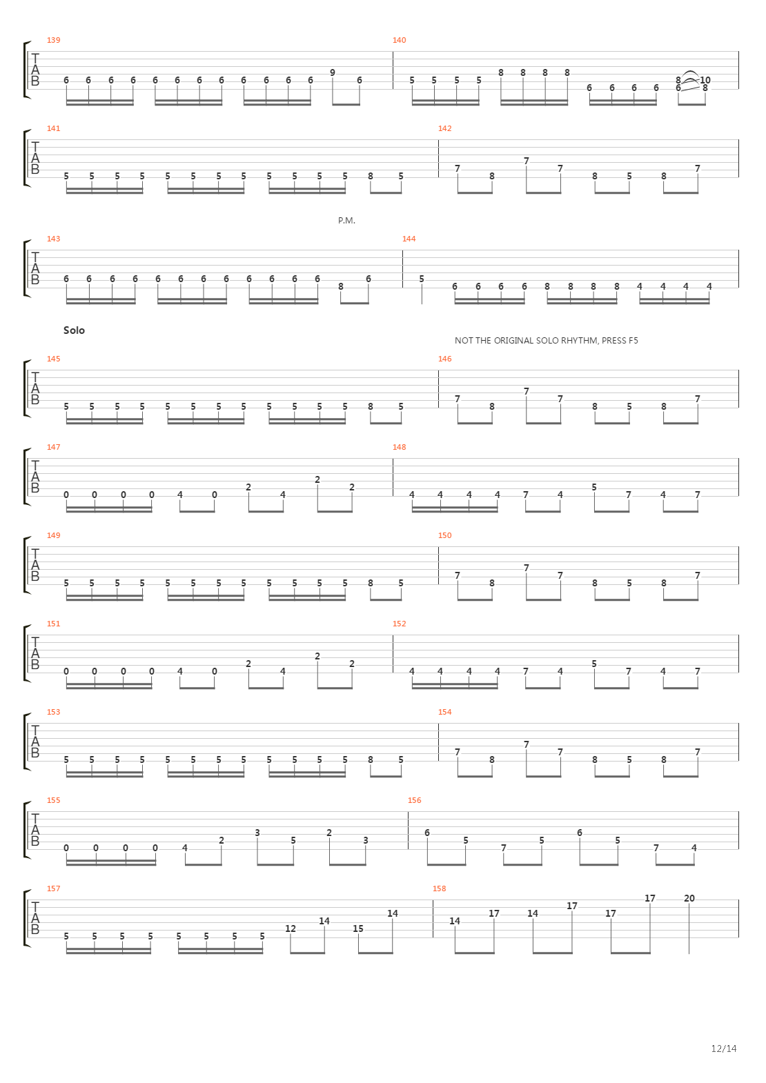 Nine Steps吉他谱