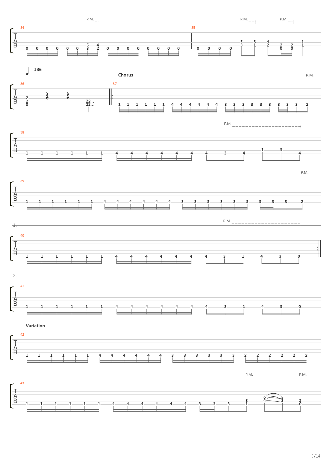 Nine Steps吉他谱