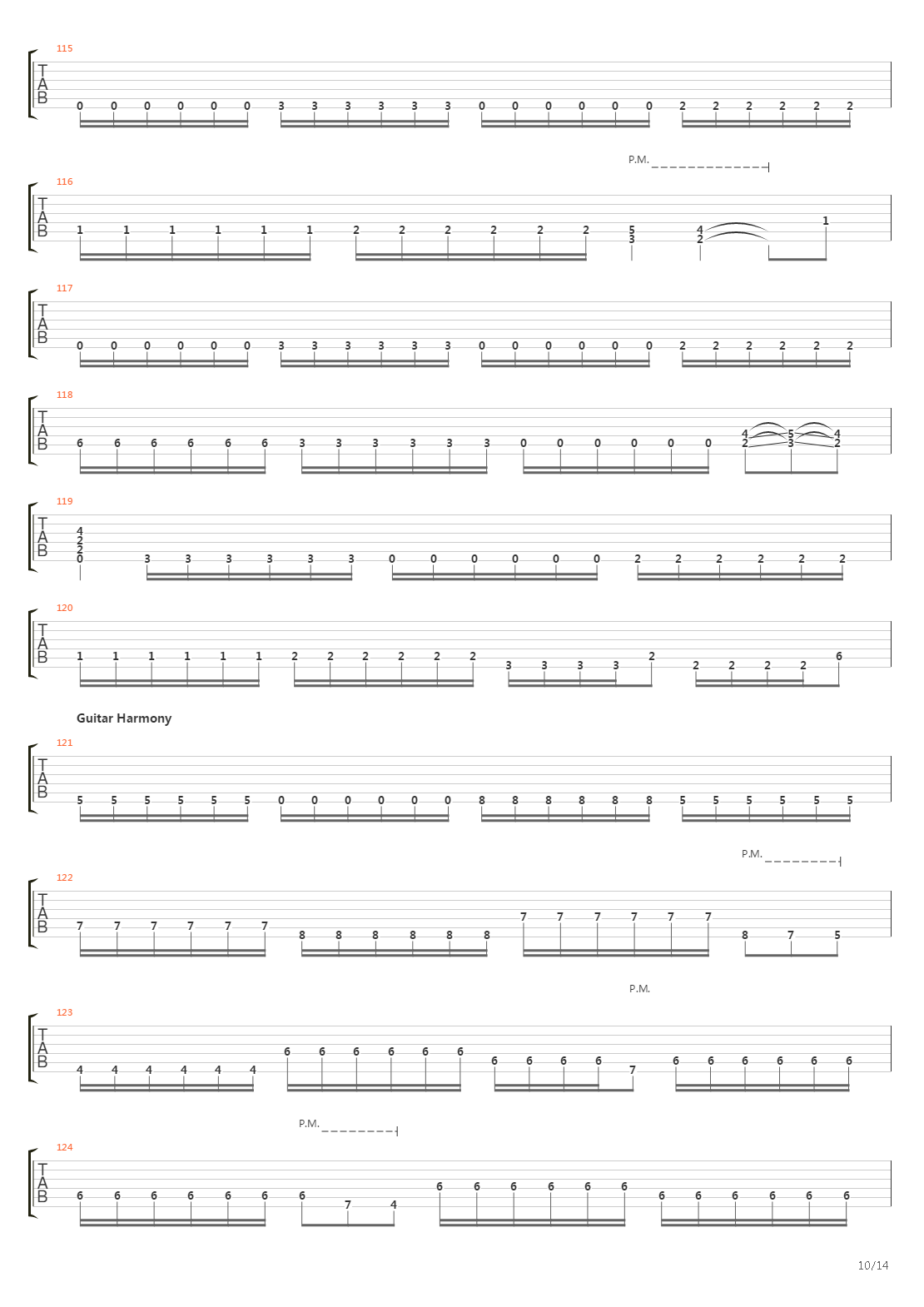 Nine Steps吉他谱