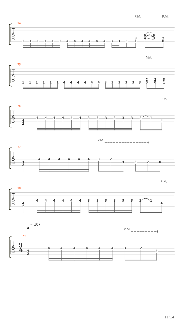 Nine Steps吉他谱