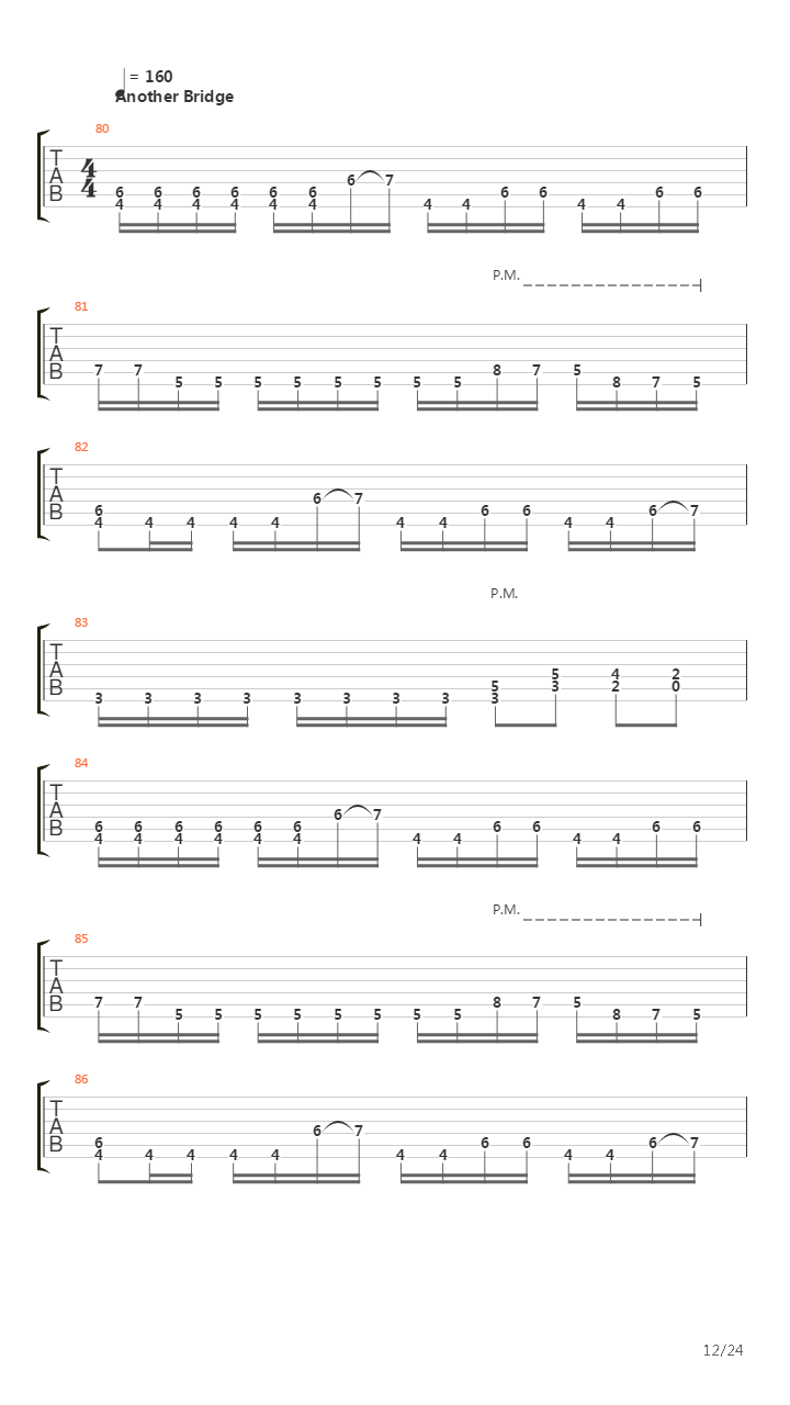 Nine Steps吉他谱