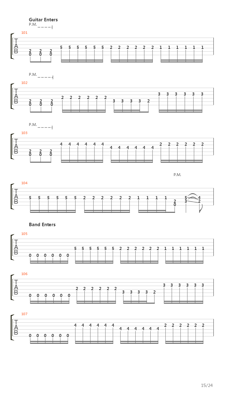 Nine Steps吉他谱