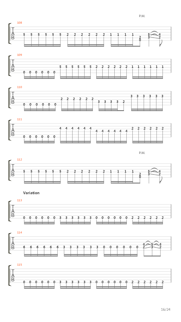 Nine Steps吉他谱