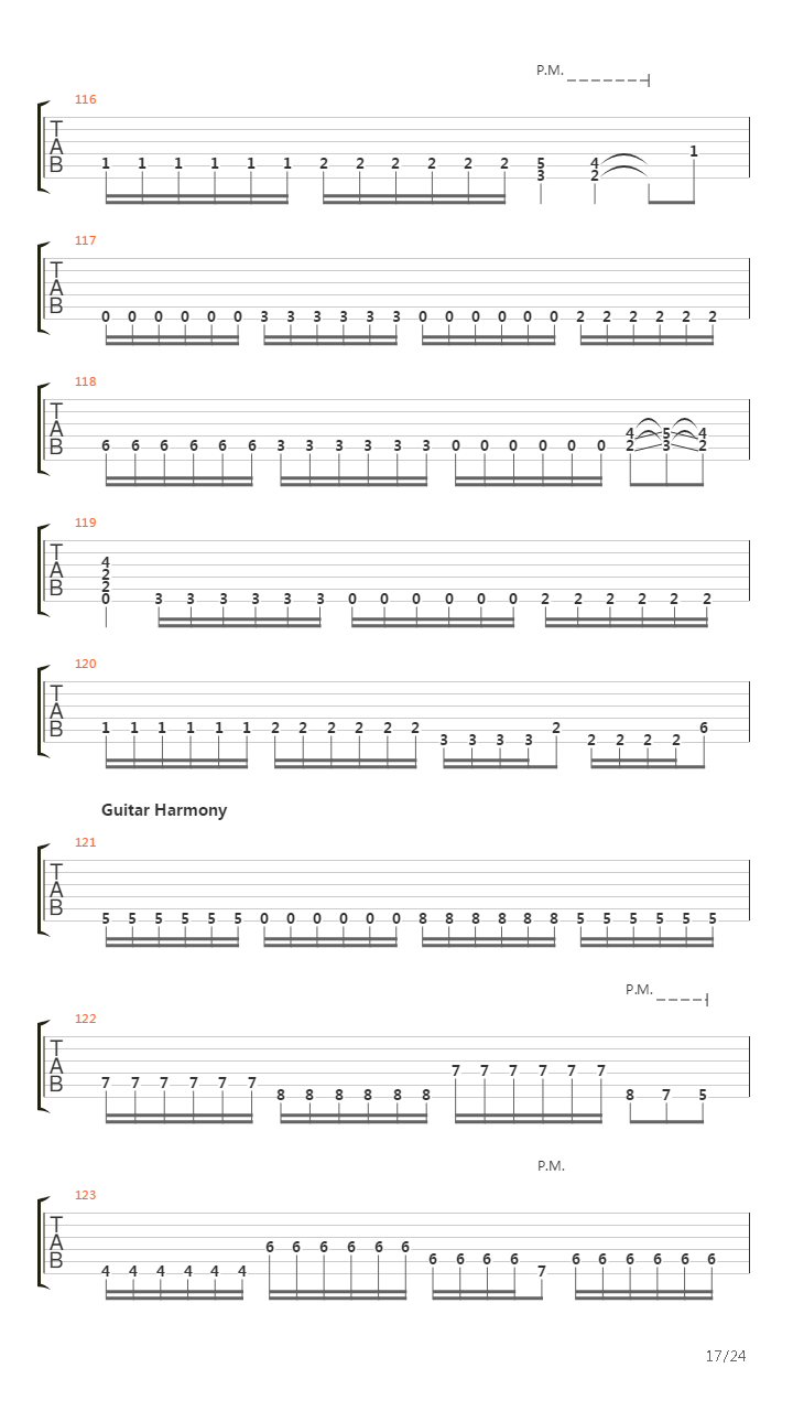 Nine Steps吉他谱