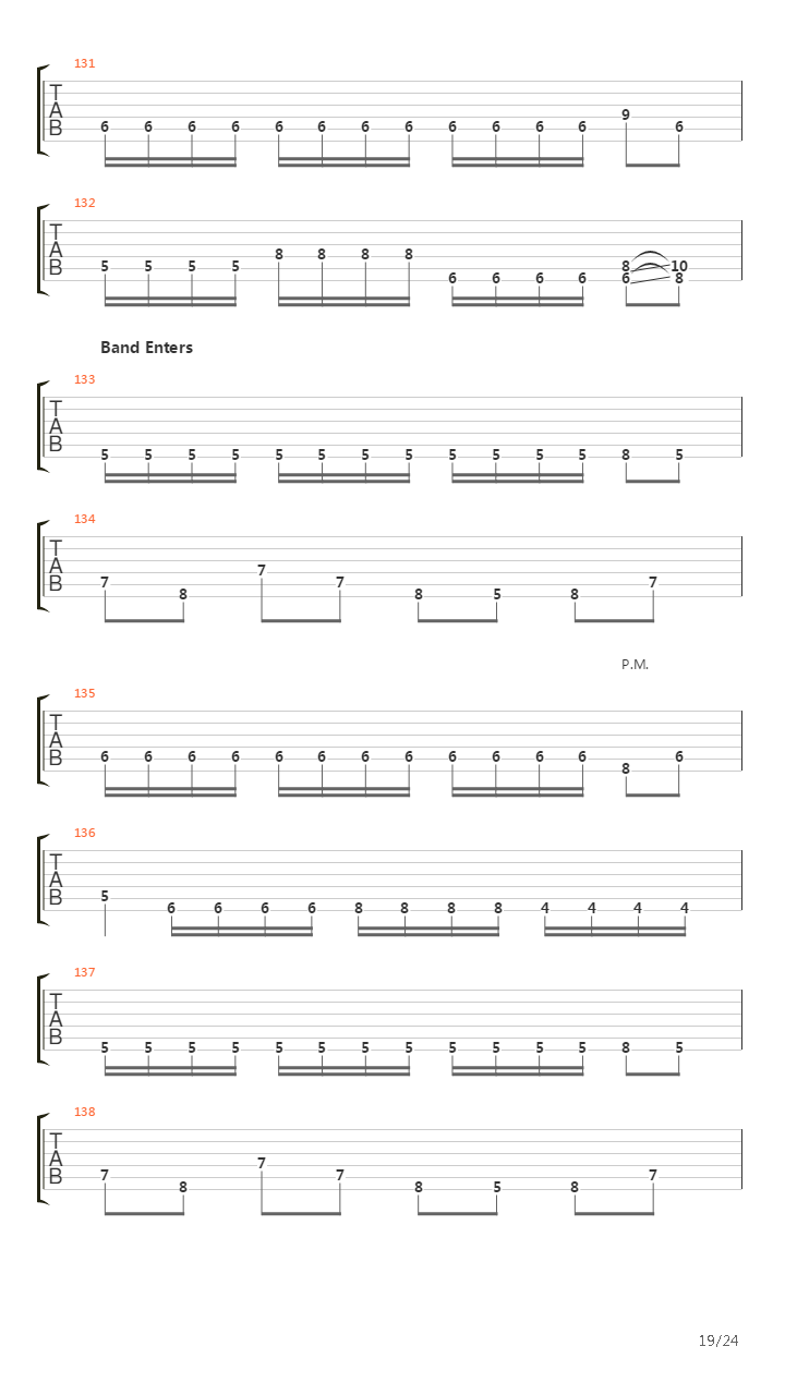 Nine Steps吉他谱