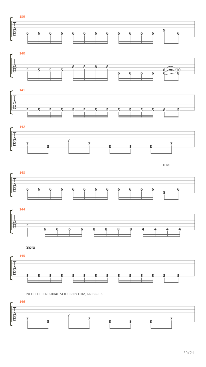 Nine Steps吉他谱