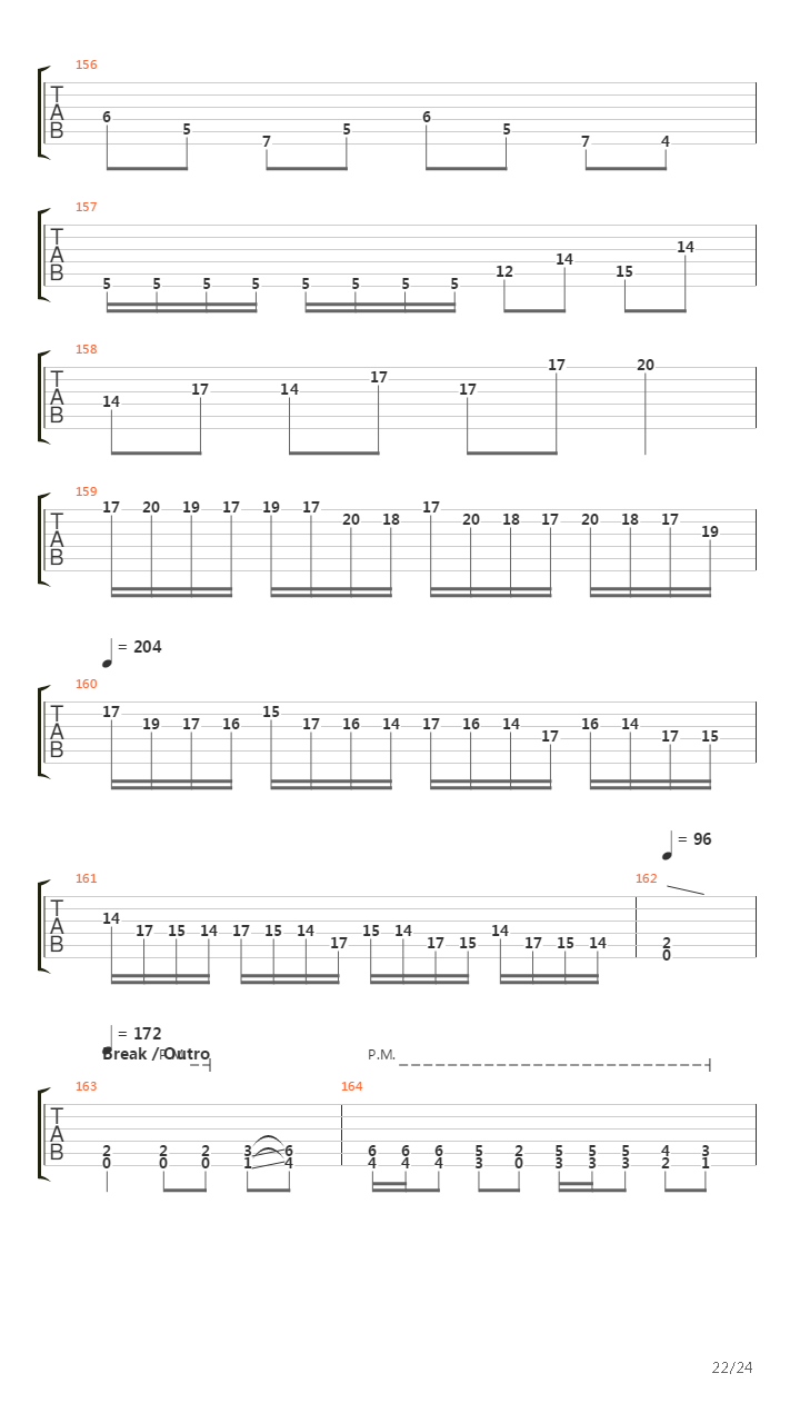 Nine Steps吉他谱