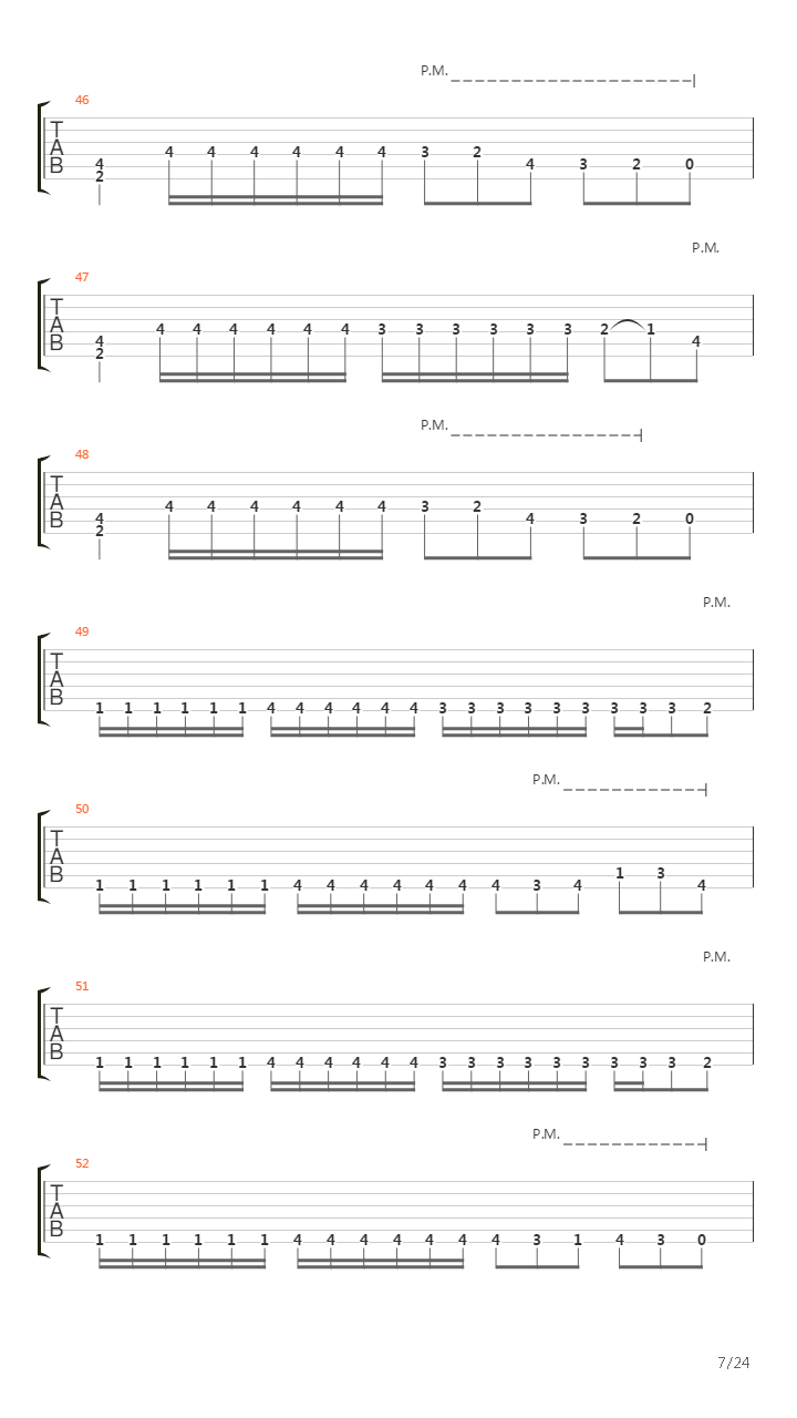 Nine Steps吉他谱