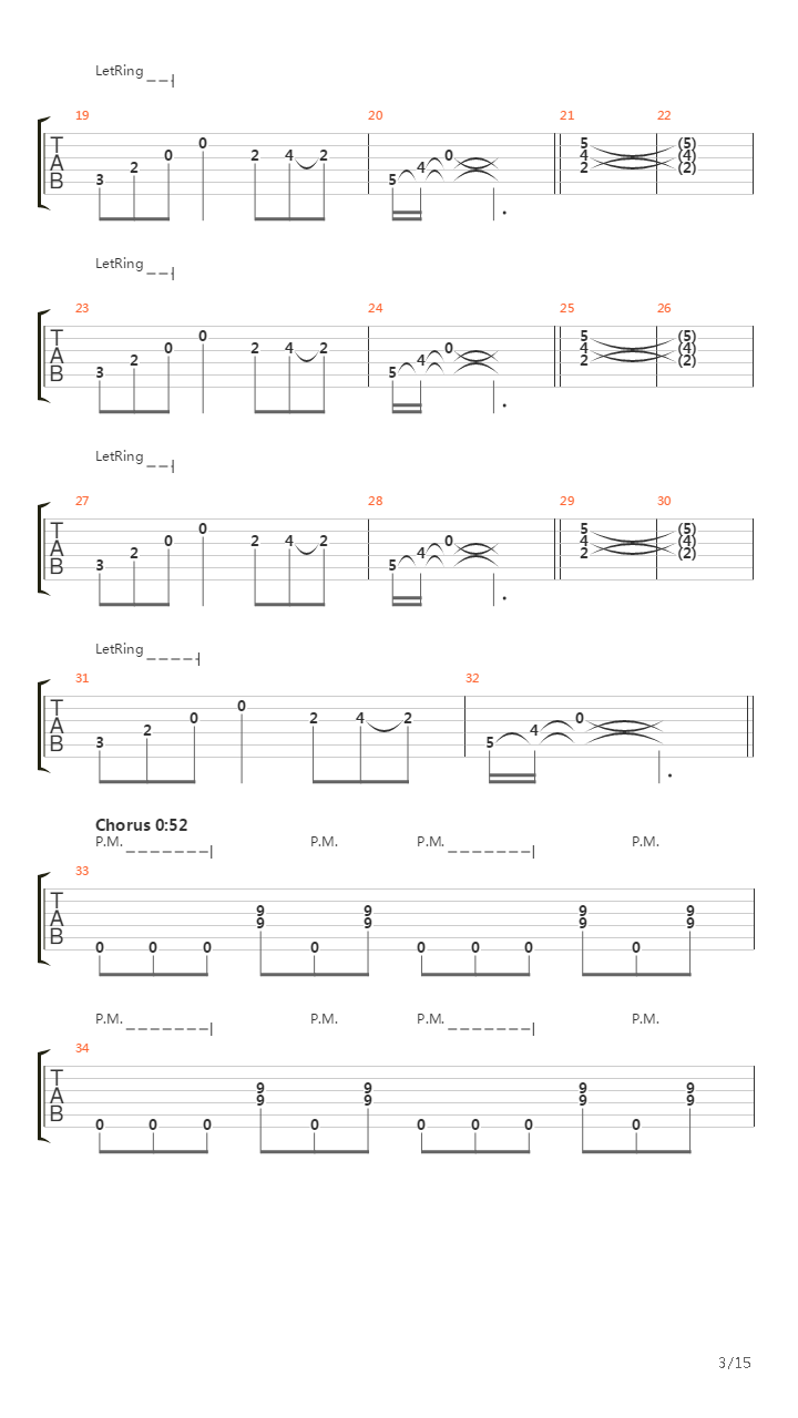 Over The Mountains吉他谱