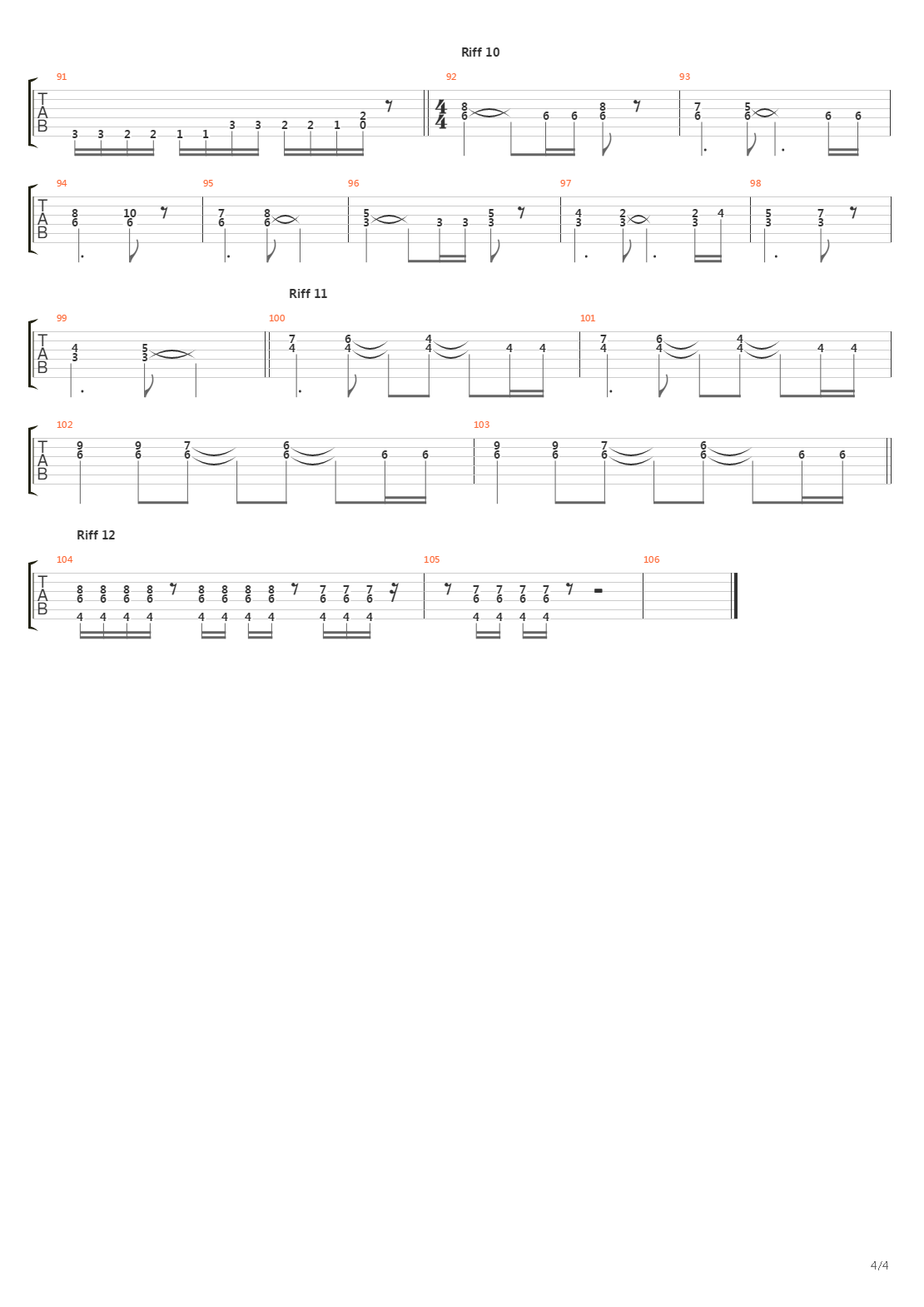 Overture 1928吉他谱